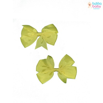 Butterfly Bow Hair Clips (2 Piece)