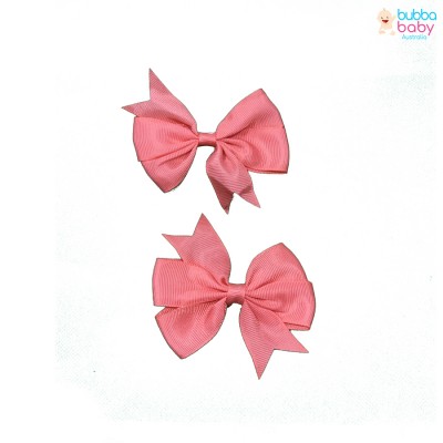Butterfly Bow Hair Clips (2 Piece)