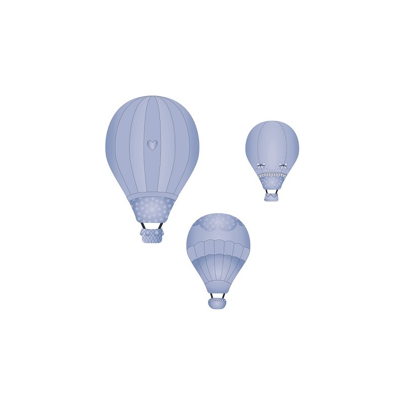 Blue Hot Air Balloon...